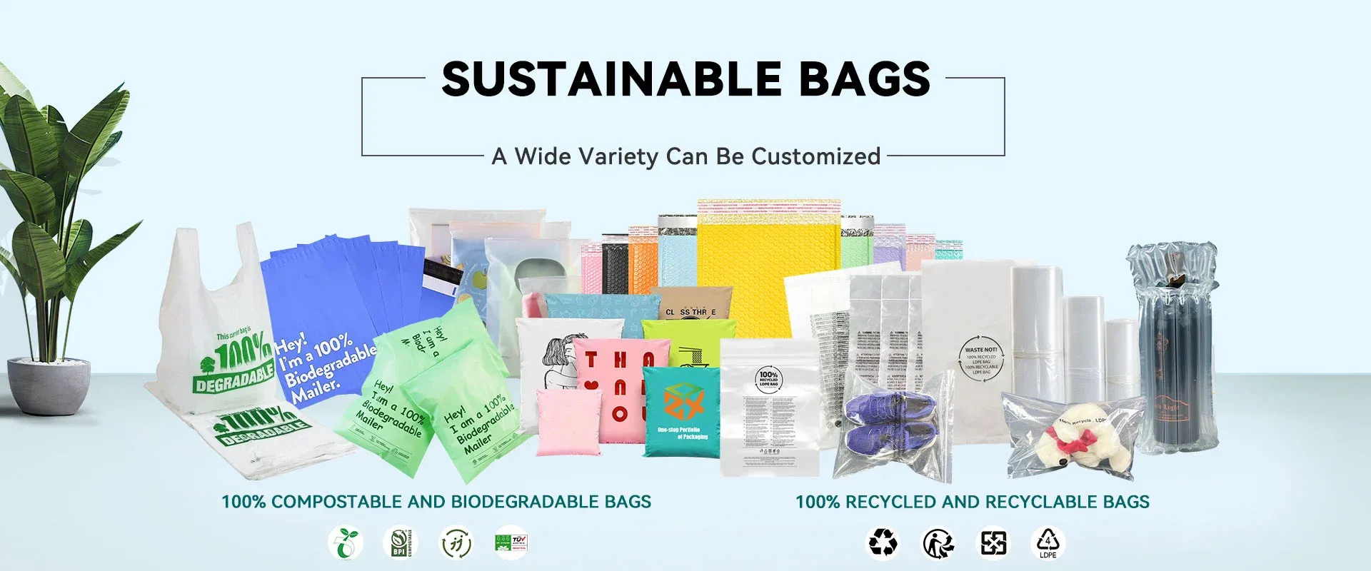 Na -customize na mga bag ng glassine