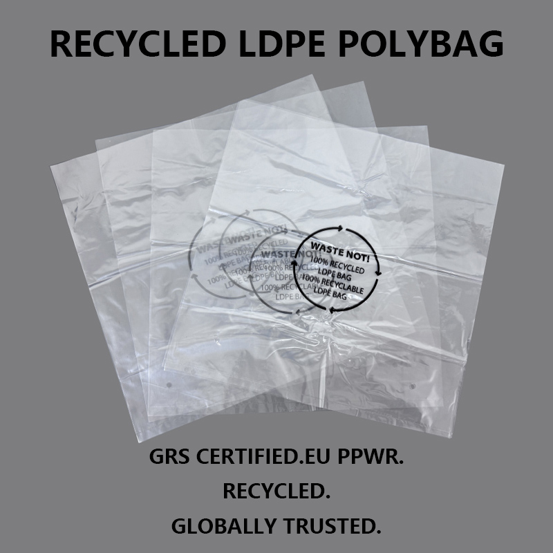 Ang GRS Certified Recycled LDPE Packaging Bags ay Sumusuporta sa Sustainable at Recyclable Packaging Solutions