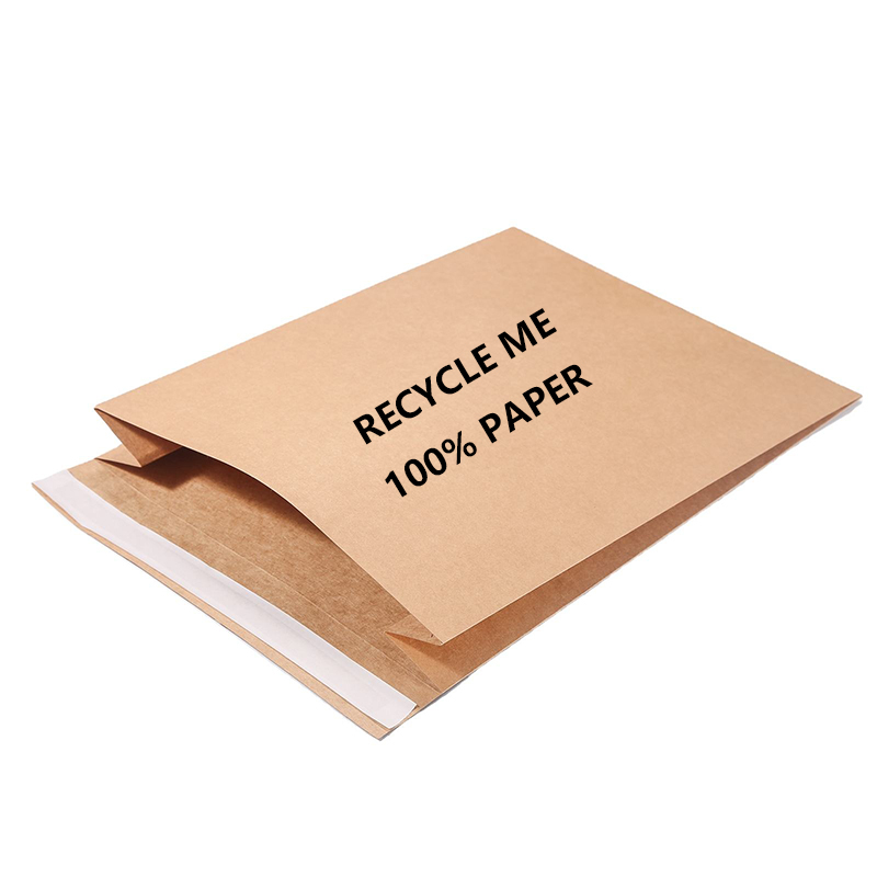Ang Side Gusset Recycled Paper Mailing Bags ay Naghahatid ng Mga Napapalawak at Walang Plastic na Solusyon sa Packaging