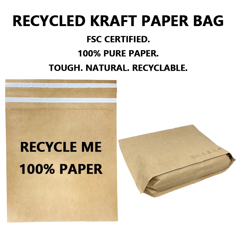 Inilunsad ng Zeal X ang Mga Custom na Recycled Kraft Paper Mailing Bag upang Matugunan ang Lumalagong Demand para sa Sustainable E-commerce Packaging