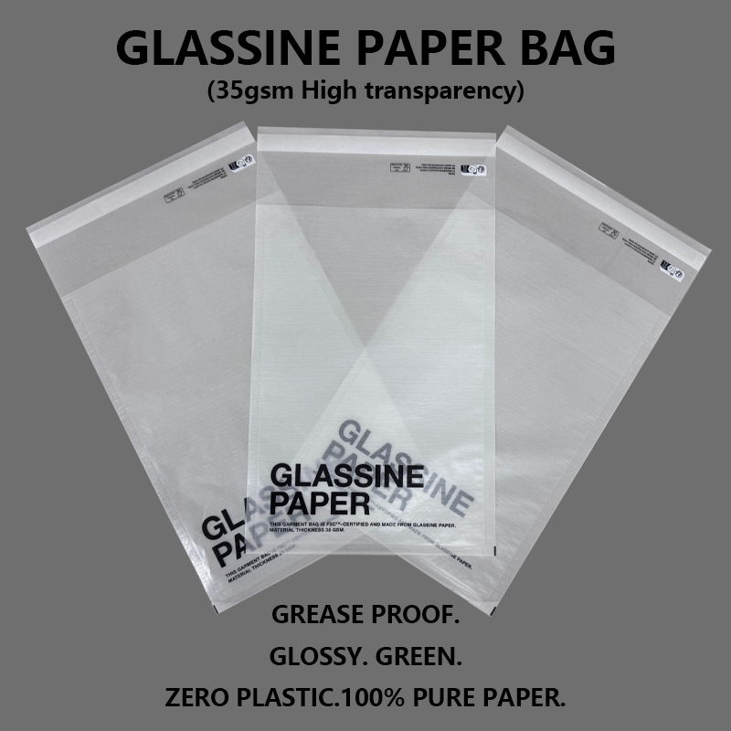 Paano Magiging Kinabukasan ng Mga Sustainable Packaging Solution ang EU PPWR Custom High Transparency Glassine Paper Bag