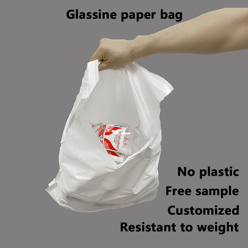 Custom Glassine Paper Bags Eco Friendly Waterproof Translucent Packaging para sa Alahas ng Damit