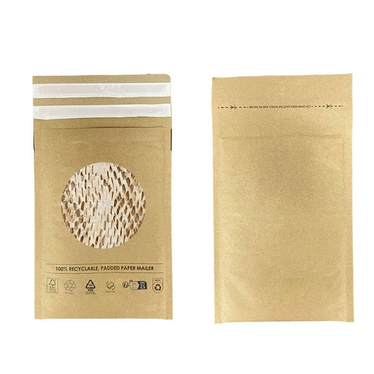 Honeycomb paper mailing bag
