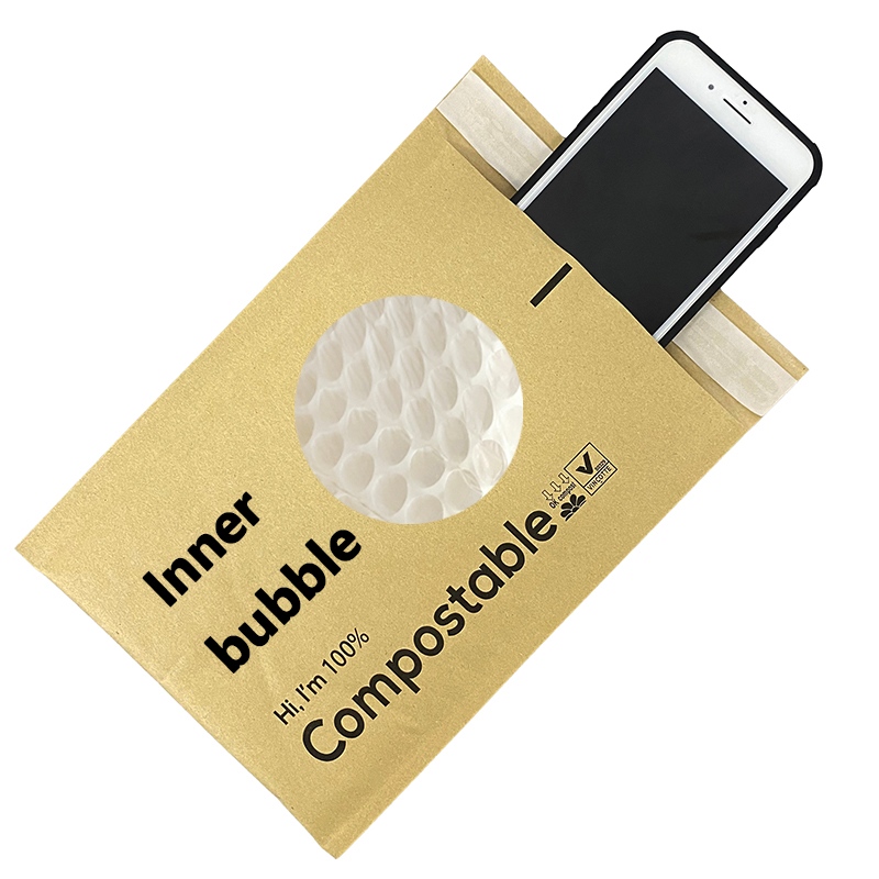 Kraft sobre bubble mailing bag