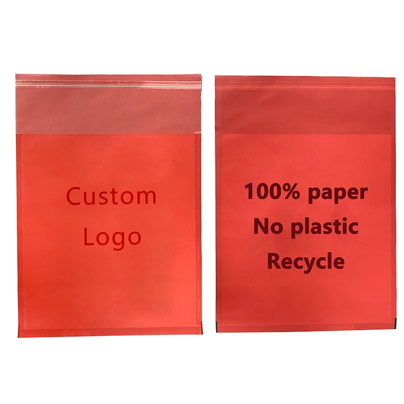 Pulang Glassine Paper Bag | Custom na Kulay at Pag-print ng Logo | Eco-Friendly na Packaging